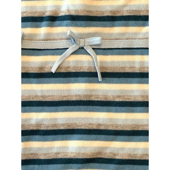 Vtg 2004 Gymboree My Best Friend Sweater Dress Striped Knit Ruffle Hem 12-18m - Picture 3 of 8